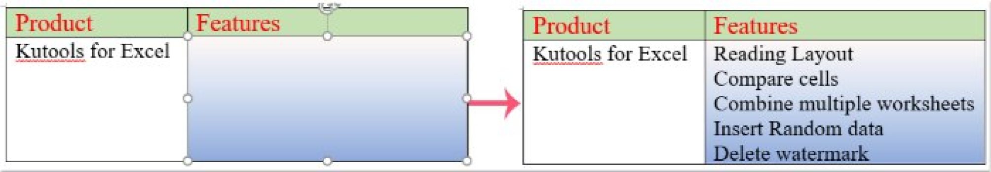 How to Apply Gradient Fill to Table Cells in Word - Gotkey.net