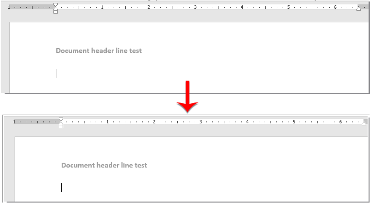 How to Remove Horizontal Lines from Word Document Headers