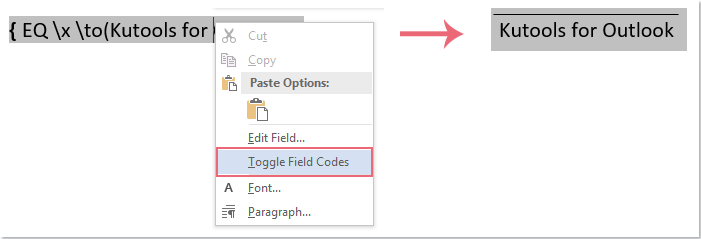 How to insert or put a line over text in Word document