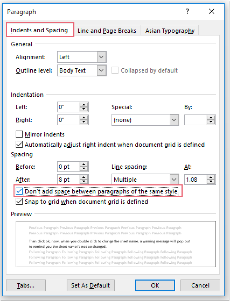 How To Remove Spaces Between Paragraphs