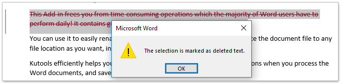 How to Copy Deleted Text in Word Document