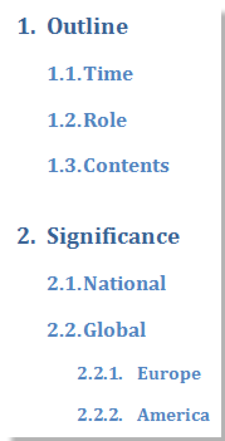 How to automatically number headings in word gotkey