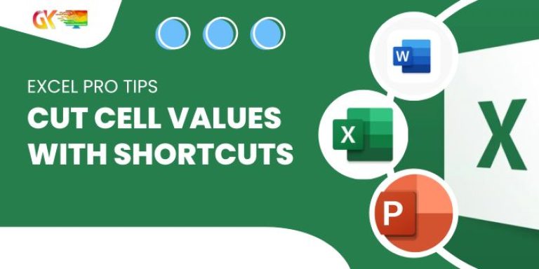 Excel Pro Tips: Cut Cell Values with Shortcuts - Gotkey.net