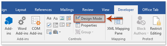 How to insert radio button in Microsoft Word document
