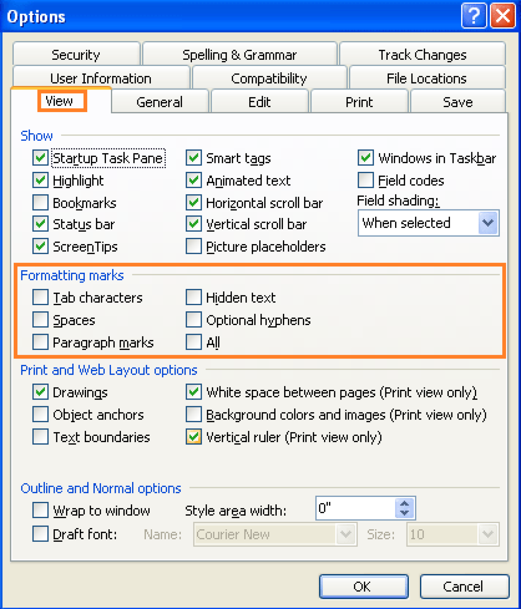 How to show or hide formatting marks in Word? - Gotkey.net