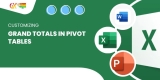 Customizing Grand Totals in Pivot Tables