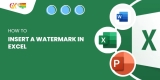How to Insert a Watermark in Excel
