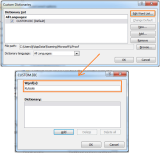 How to add new words to spell check dictionary in Word?