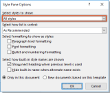 How to change the font size of comment balloon in Word document?