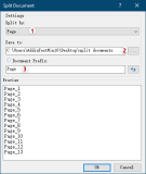 How to split document into multiple documents in word?